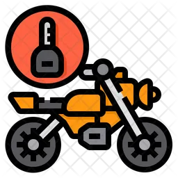 Motorcycle Key  Icon