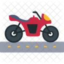 Motorcycle Lane  Icon