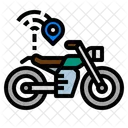 Motorcycle Tracking  Icon