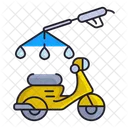 Motorcycle Wash Icon