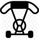 Motorisierter Fallschirm Symbol