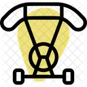 Motorisierter Fallschirm Symbol