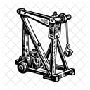 Motorheber Hebebuhne Kran Icon