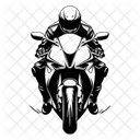 Motorrad Fahrzeug Transport Symbol