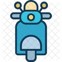 Motorrad Motorroller Roller Symbol