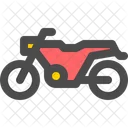 Motorrad Fahrrad Reisen Symbol