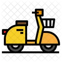 Motorrad Roller Transport Symbol