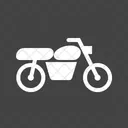 Motorrad Fahrrad Fahrt Symbol