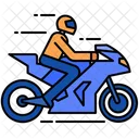 Motorrad Geschwindigkeit Motorrad Symbol