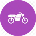 Motorrad Fahrrad Fahrt Symbol