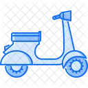 Motorrad Roller Fahrrad Symbol