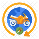 Motorradabenteuer  Symbol