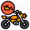 Motorrad Öldruck  Icon