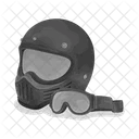 Motorradhelm Symbol