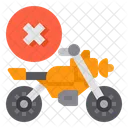 Motorradverbot  Symbol