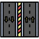 Road Highway Sign Icon