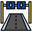 Road Highway Sign Icon