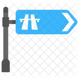 Motorway Sign  Icon