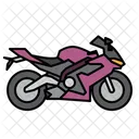 Mototrcycle Sportbike Racing Icon