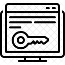 Mots Cles Combinaison Mot De Passe Icône