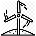 Energie Renouvelable Moulin A Vent Eolienne Icône