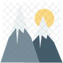 Mountain Hill Snow Icon