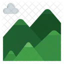 Mountain Peak Nature Icon