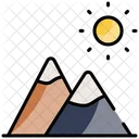 Mountain Nature Landscape Icon