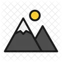 Mountain Mount Hiking Icon