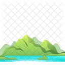 Mountain Nature Landscape Icon