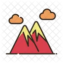 Mountain Cloud Camping Place Icon