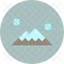 Mountain Snow Winter Icon