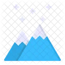 Mountain Snow Snowfall Icon