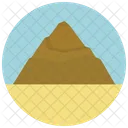 Mountain Pyramid Sand Icon