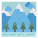 Mountain Forest Tree Icon