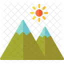 Mountain Extreme Nature Icon