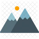Mountain Extreme Nature Icon