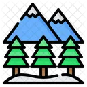 Mountain Tree Pine Icon