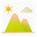 Mount Mountain Landscape Icon