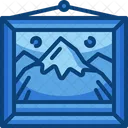 Mountain Winter Frame Icon