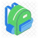 Mountain Bag Vacation Summer Icon