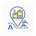Mountain Chalet Cabin Icon
