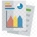 Mountain Chart Growth Chart Financial Chart Icon