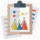 Mountain Chart Business Analysis Business Evaluation Icon