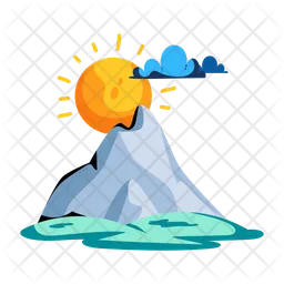 Mountain Climate  Icon