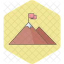 Mountain Flag  Icon