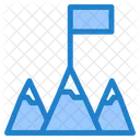 Mountain Flag Mountains Flag Icon