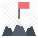 Mountain Flag  Icon
