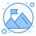 Mountain Flag  Icon