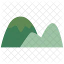 Mountain Green Hill Icon